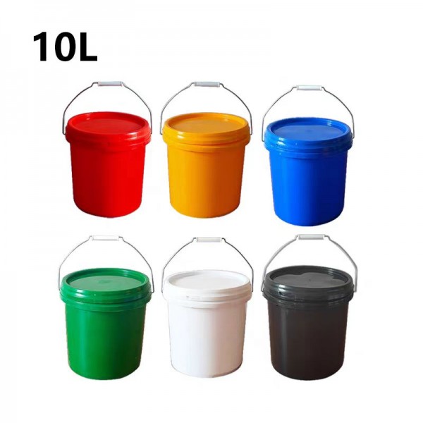 10 Liter Plastic Round Open Head Pails