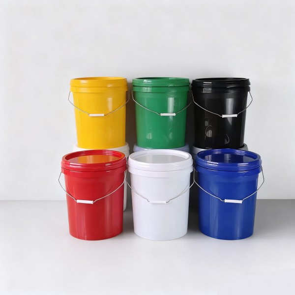 20 Liter Plastic Round Open Head Pails
