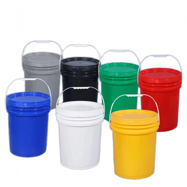 20 Liter Plastic Round Open Head Pails(5 US gallon)